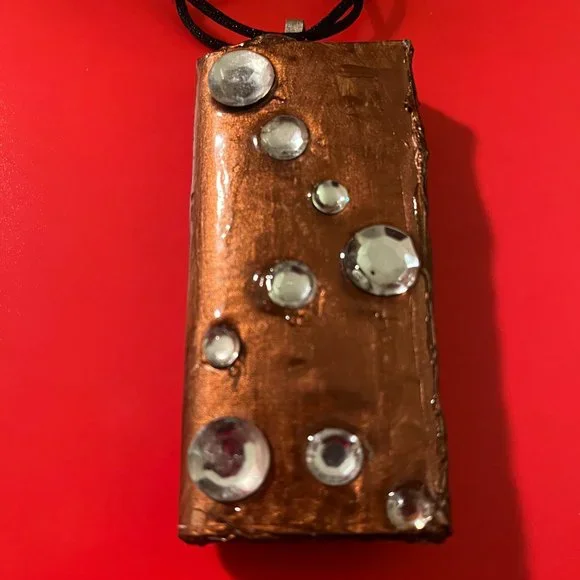 One of a Kind Seashell Boho Rare Unique Vintage Reversible Handmade Necklace - Picture 7 of 16